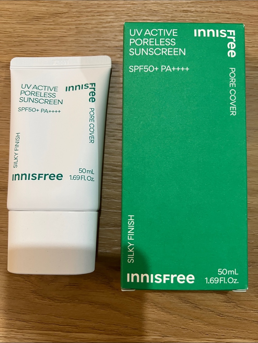 Innisfree UV Active Poreless Sunscreen SPF50+ PA++++ - White